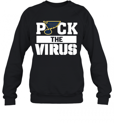 St. Louis Blues Puck The Virus T-Shirt Unisex Sweatshirt