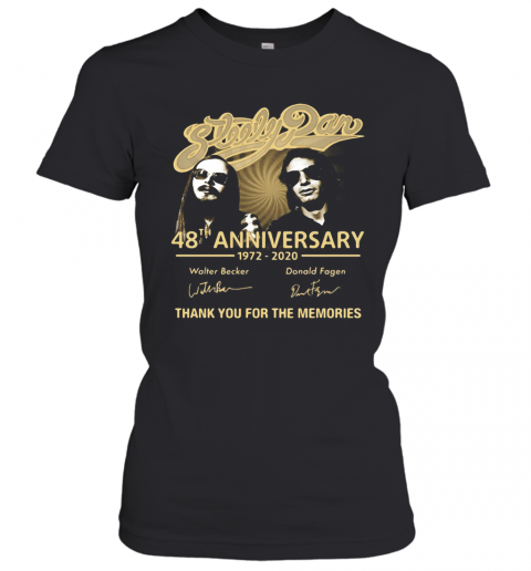 Steely Pan 48Th Anniversary 1972 2020 Signatures Thank You For The Memories T-Shirt Classic Women's T-shirt
