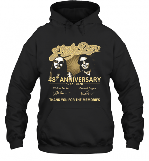 Steely Pan 48Th Anniversary 1972 2020 Signatures Thank You For The Memories T-Shirt Unisex Hoodie