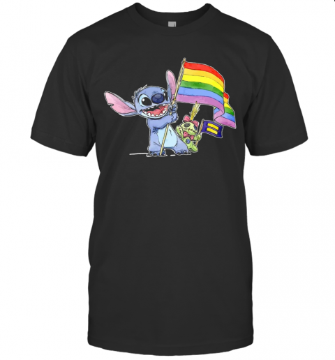 Stitch Support Lgbt And Human Rights Love Wins T-Shirt