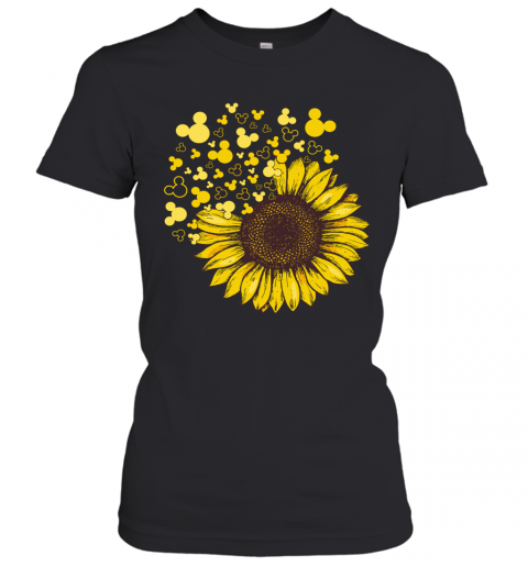 Sunflower Mickey Head T-Shirt Classic Women's T-shirt