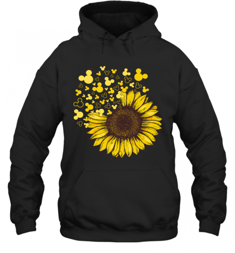 Sunflower Mickey Head T-Shirt Unisex Hoodie