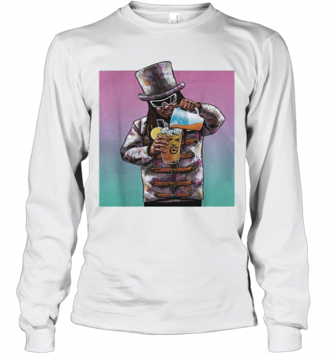 T Pain With Iced Tea T-Shirt Long Sleeved T-shirt 