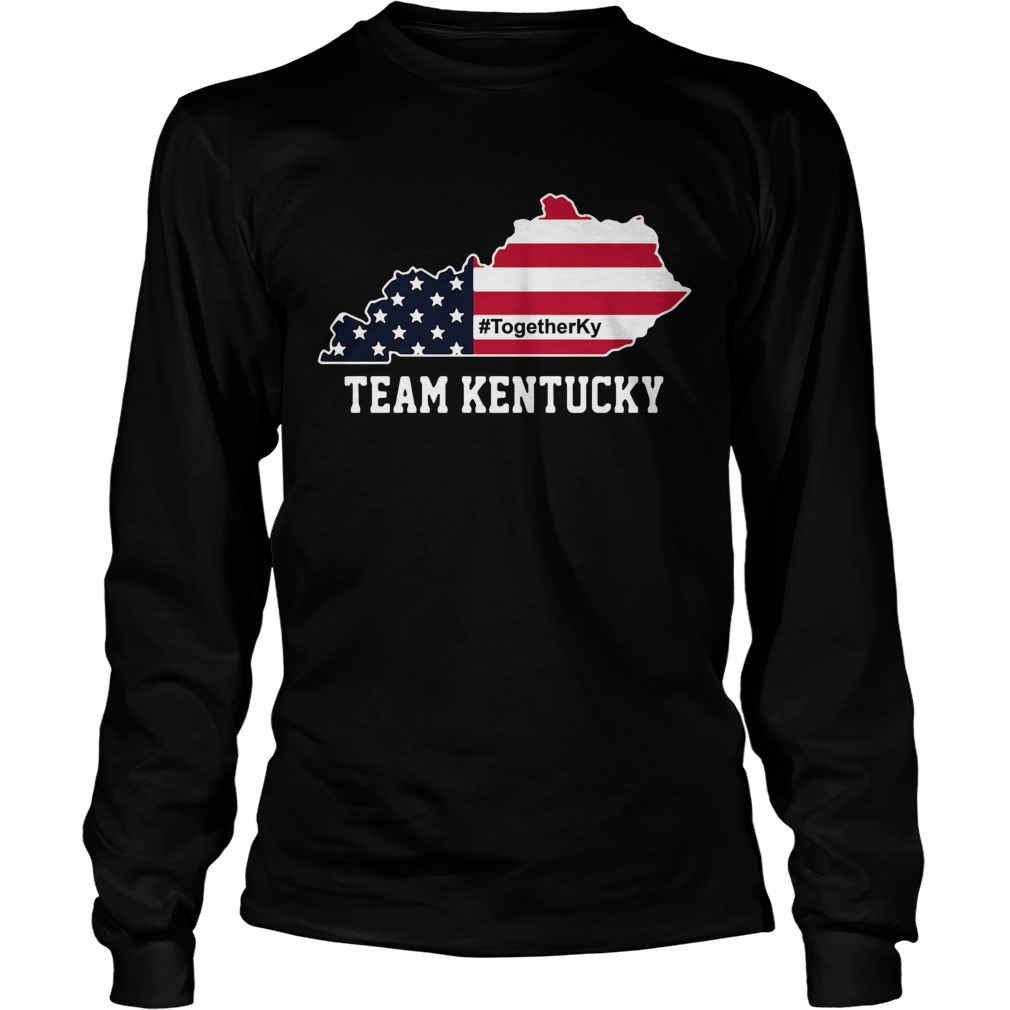 Team Kentucky American Flag Long Sleeve