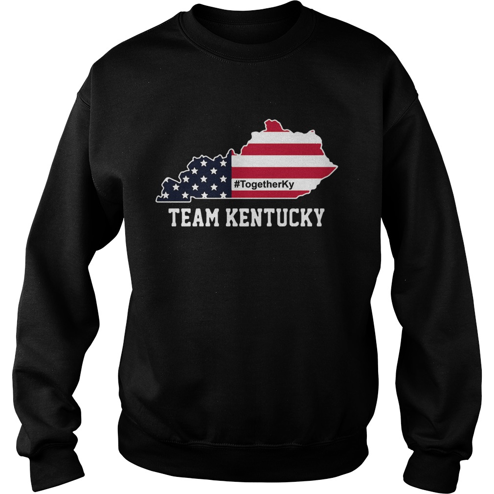 Team Kentucky American Flag Sweatshirt