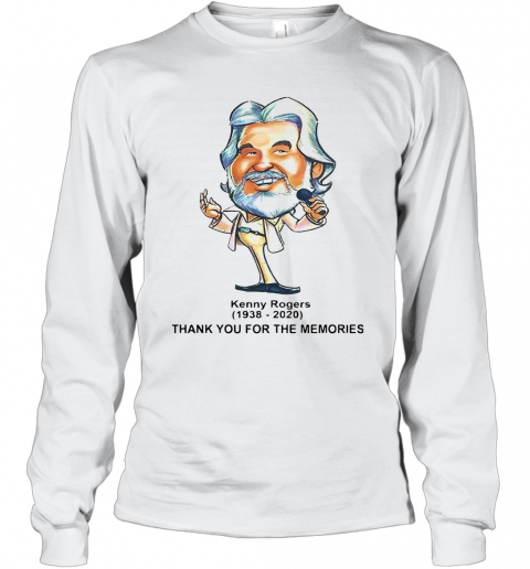 Thank You For The Memories Kenny Rogers T-Shirt Long Sleeved T-shirt 