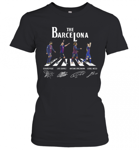 The Barcelona Crosswalk Signatures T-Shirt Classic Women's T-shirt