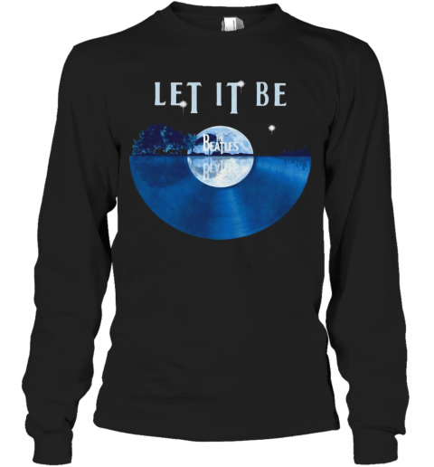 The Beatles Let It Be Disc Music T-Shirt Long Sleeved T-shirt 