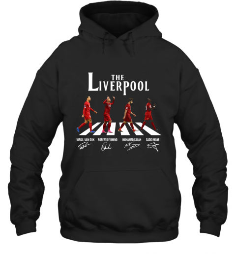 The Liverpool Abbey Road Players Signature T-Shirt Unisex Hoodie