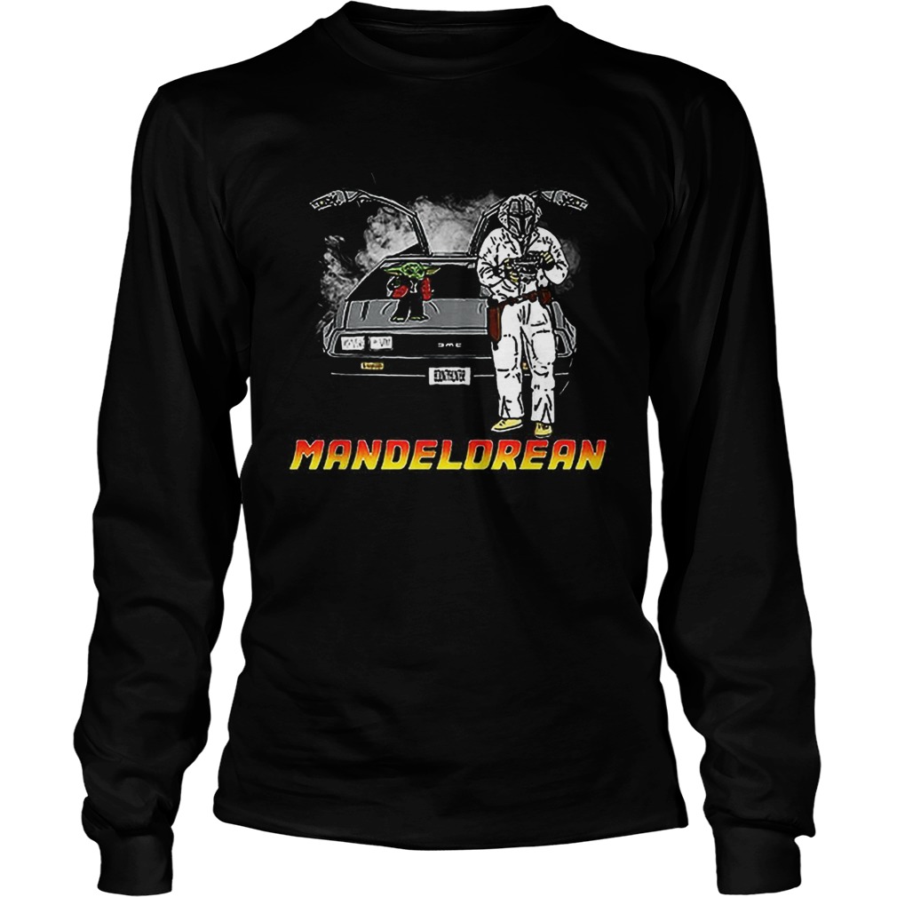 The Mandalorian and Baby Yoda Mandelorean DMC DeLorean Long Sleeve