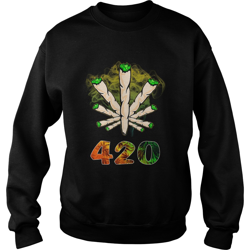 The Smoke Circle 420 Weed Sweatshirt