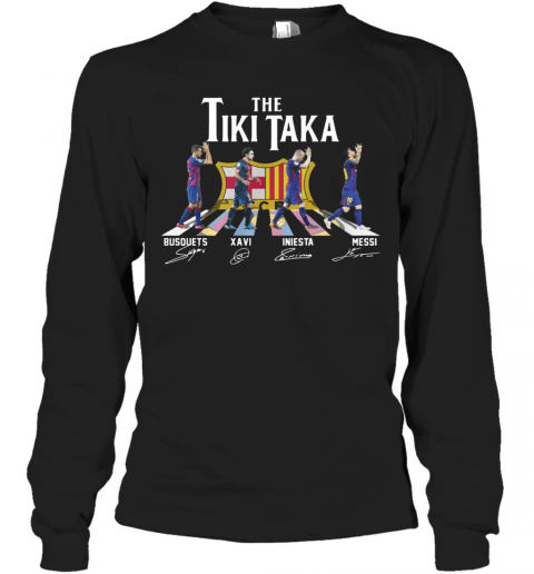 The Tiki Taka Crosswalk Signatures T-Shirt Long Sleeved T-shirt 