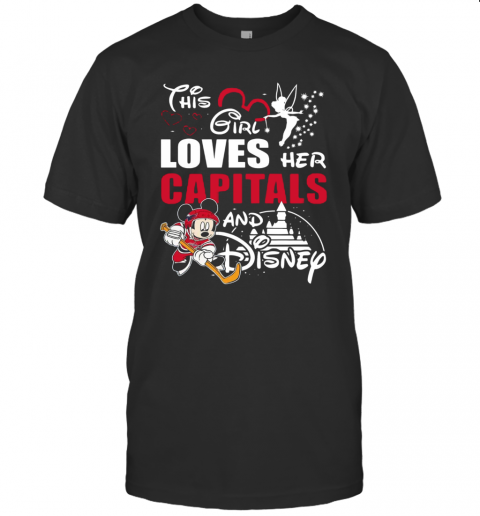 This Girl Love Her Washington Capitals And Mickey Disney T-Shirt Classic Men's T-shirt