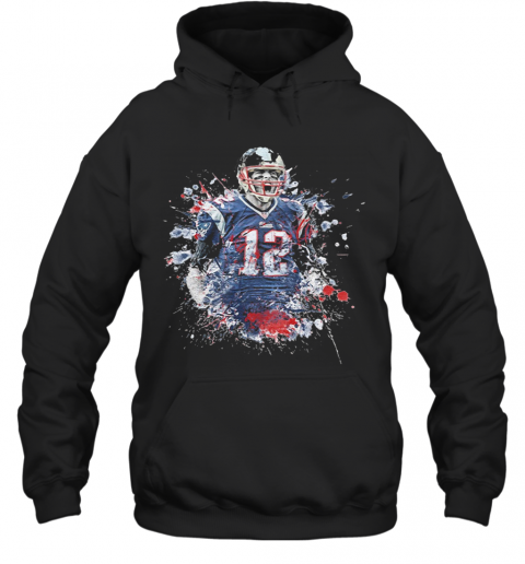 Tom Brady Player Football Art T-Shirt Unisex Hoodie