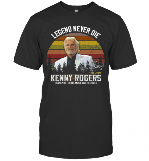 Vintage Legend Never Die Kenny Rogers T-Shirt