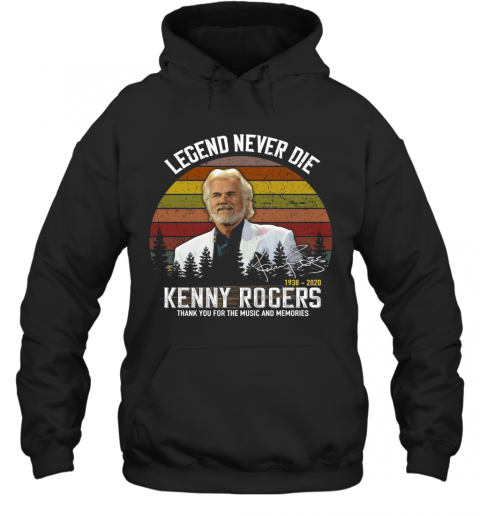 Vintage Legend Never Die Kenny Rogers T-Shirt Unisex Hoodie