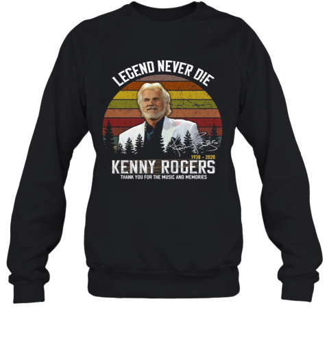 Vintage Legend Never Die Kenny Rogers T-Shirt Unisex Sweatshirt