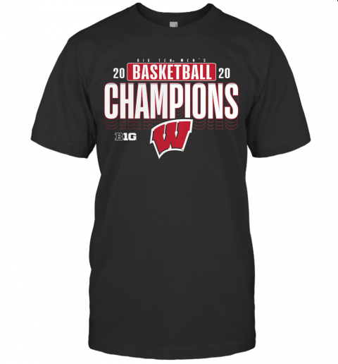 Wisconsin Badgers 2020 Big Ten Men'S Basketball Champions T-Shirt