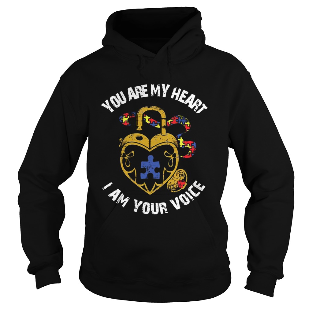 You Are My Heart I Am Your Voice Awareness Hoodie