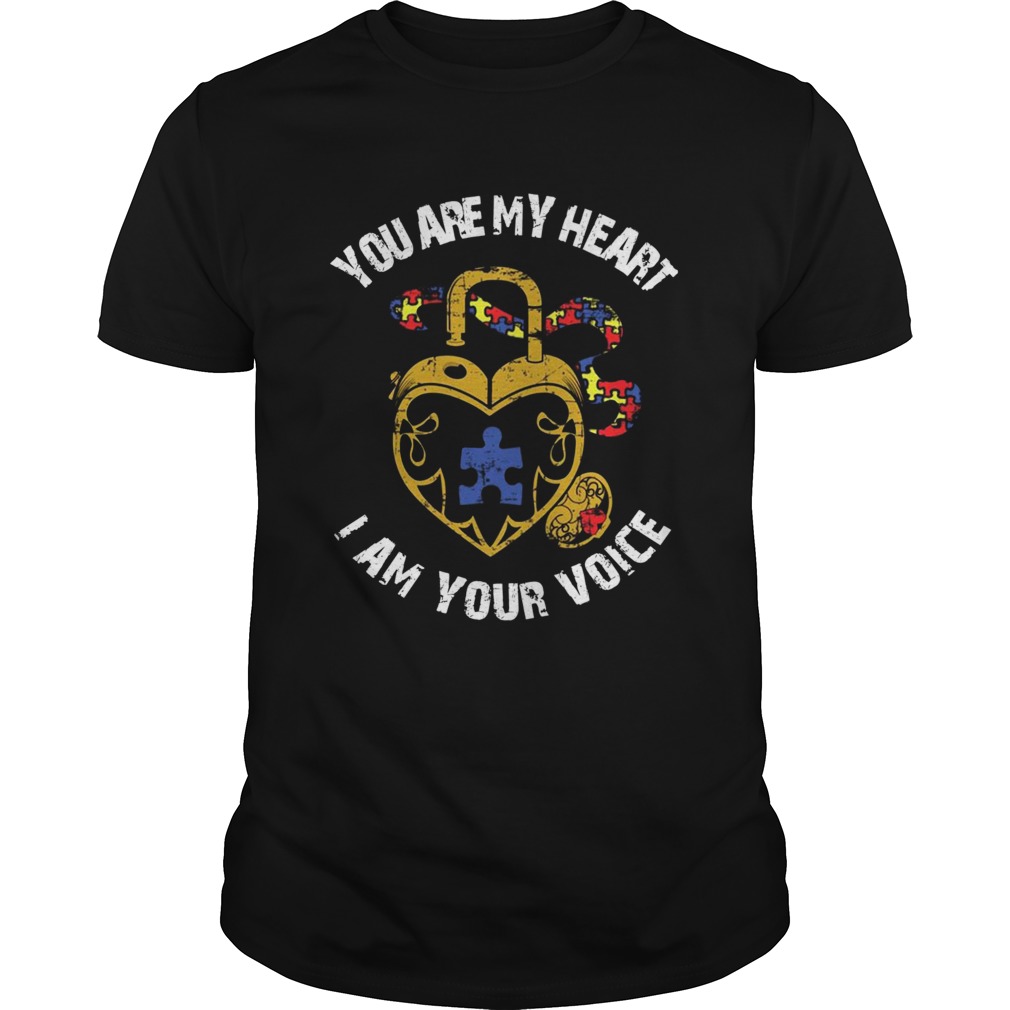 You Are My Heart I Am Your Voice Awareness shirt