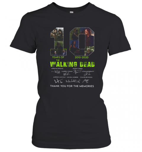 10 Years Of The Walking Dead 2010 2020 Anniversary T-Shirt Classic Women's T-shirt