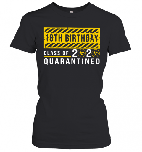 18Th Birthday Class Of 2020 Quarantined T-Shirt Classic Women's T-shirt