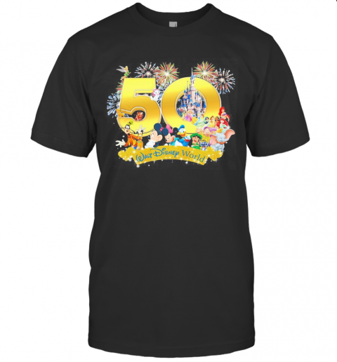 50 Years Of Magic Kingdom Walt Disney World T-Shirt