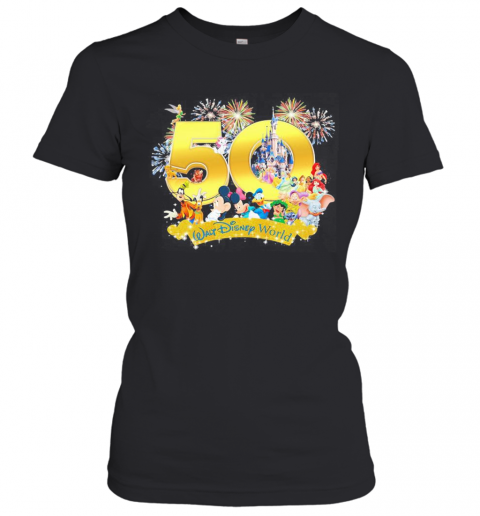 50 Years Of Magic Kingdom Walt Disney World T-Shirt Classic Women's T-shirt