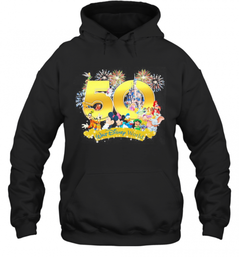50 Years Of Magic Kingdom Walt Disney World T-Shirt Unisex Hoodie