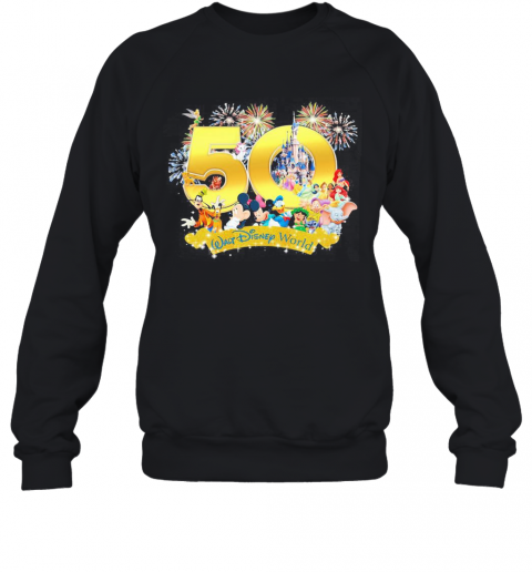 50 Years Of Magic Kingdom Walt Disney World T-Shirt Unisex Sweatshirt