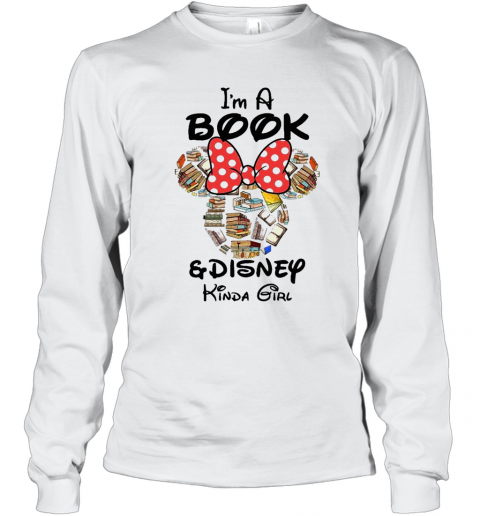 A Book And Disney Kinda Girl T-Shirt Long Sleeved T-shirt 