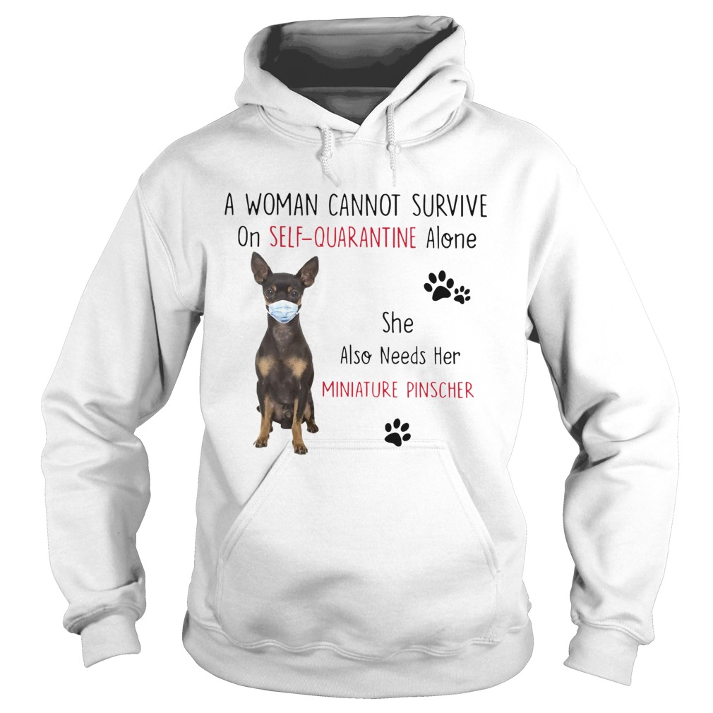 A Woman Cannot Survive On Self Quarantine Alone She Also Needs Her Miniature Hoodie