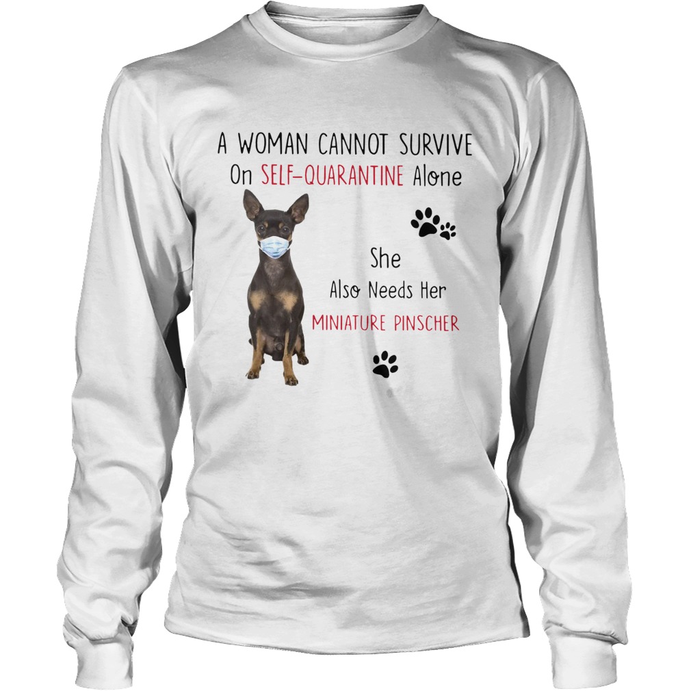 A Woman Cannot Survive On Self Quarantine Alone She Also Needs Her Miniature Long Sleeve