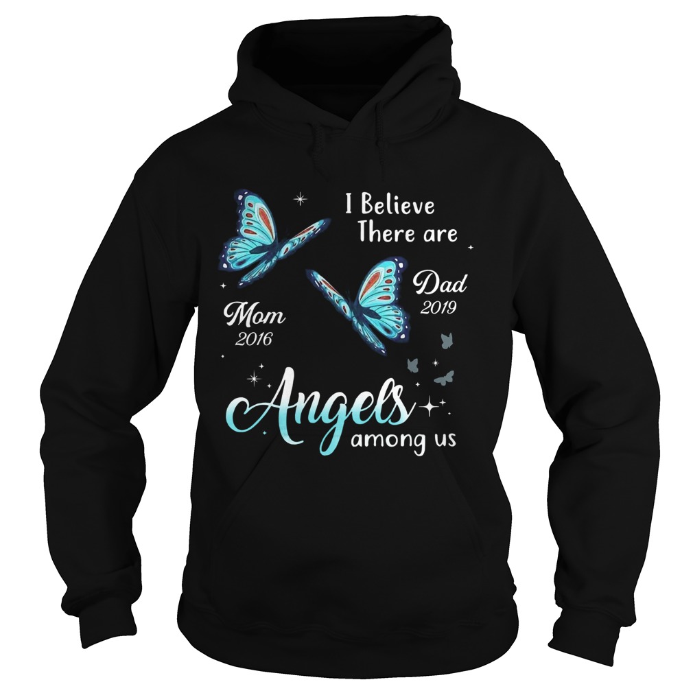 Angels Among Us Butterfly Memorial Personalized Hoodie