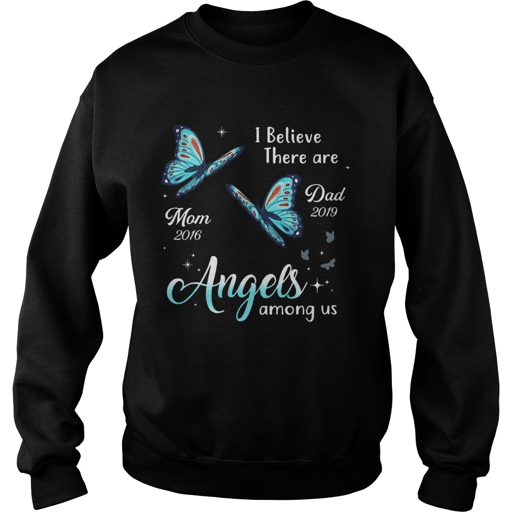 Angels Among Us Butterfly Memorial Personalized Sweatshirt