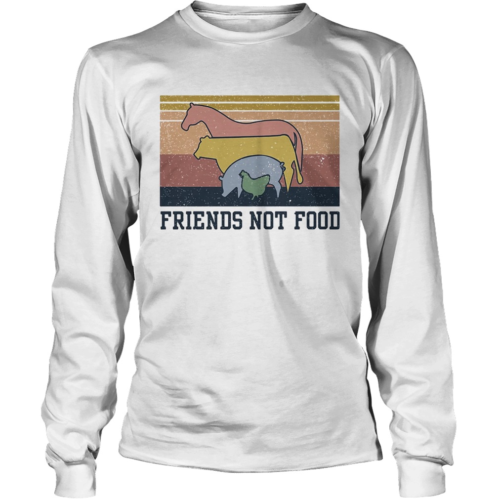 Animal Friends not food vintage Long Sleeve