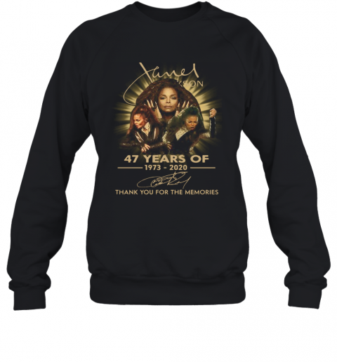 Anniversary Thank You For The Memories Janet Jacksons T-Shirt Unisex Sweatshirt