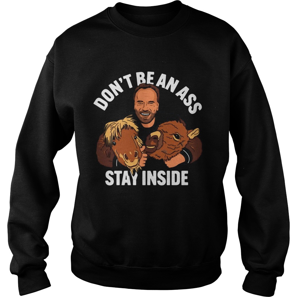 Arnold Dont Be An Ass Stay Inside Sweatshirt