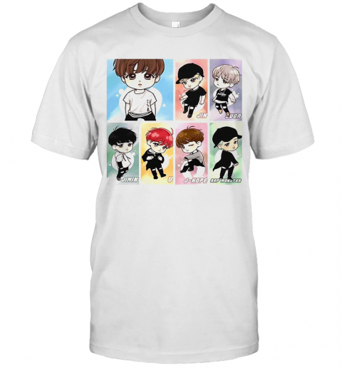 BTS New Cartoon T-Shirt Classic Men's T-shirt