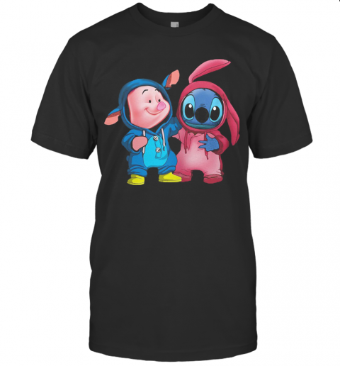 Baby Piglet And Stitch T-Shirt