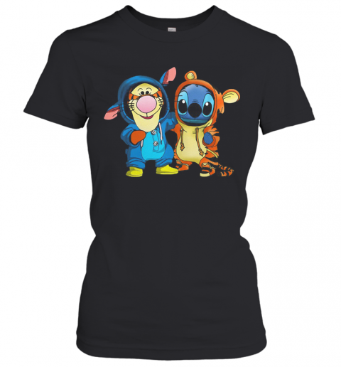 Baby Tigger And Stich T-Shirt Classic Women's T-shirt
