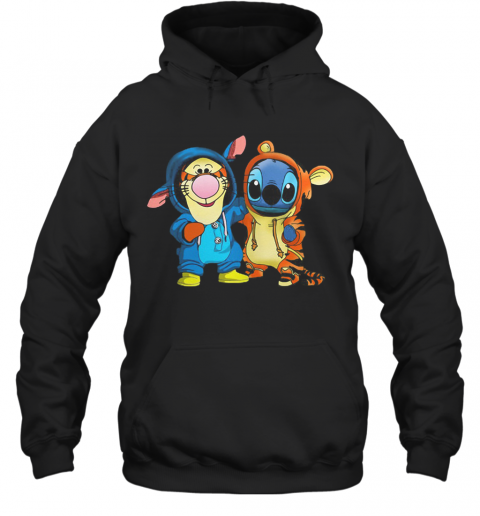 Baby Tigger And Stich T-Shirt Unisex Hoodie