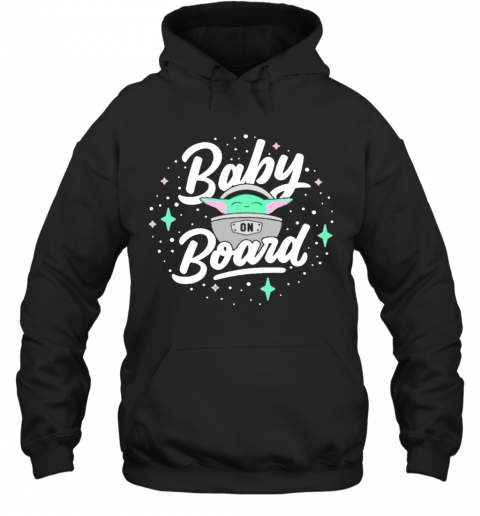 Baby Yoda Baby On Board T-Shirt Unisex Hoodie