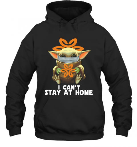 Baby Yoda Face Mask Dignity Health Can't Stay At Home T-Shirt Unisex Hoodie