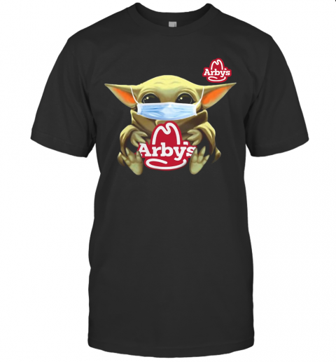 Baby Yoda Face Mask Hug Arby'S T-Shirt