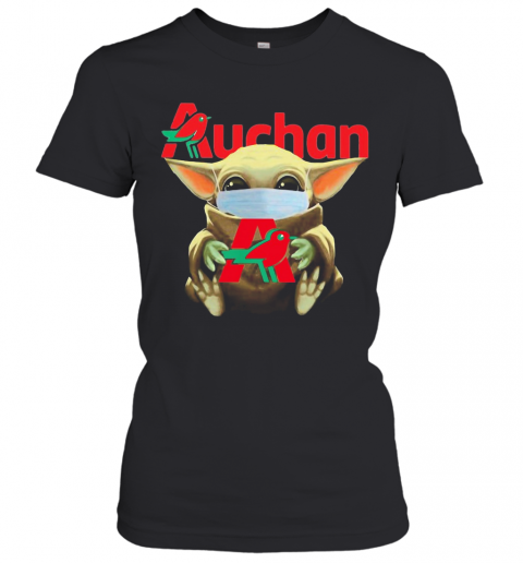 Baby Yoda Face Mask Hug Auchan T-Shirt Classic Women's T-shirt