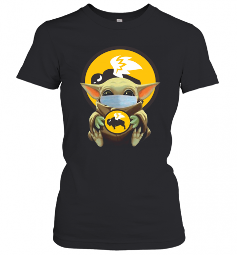Baby Yoda Face Mask Hug Buffalo Wild Wings T-Shirt Classic Women's T-shirt