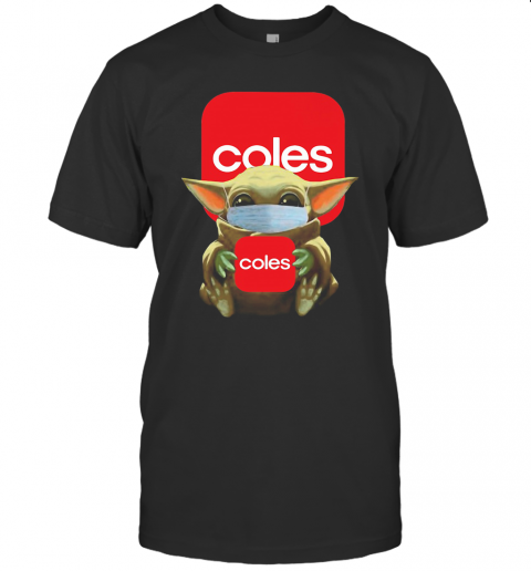 Baby Yoda Face Mask Hug Coles T-Shirt