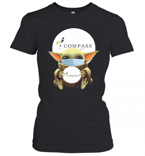 Baby Yoda Face Mask Hug Compass Group T-Shirt Classic Women's T-shirt