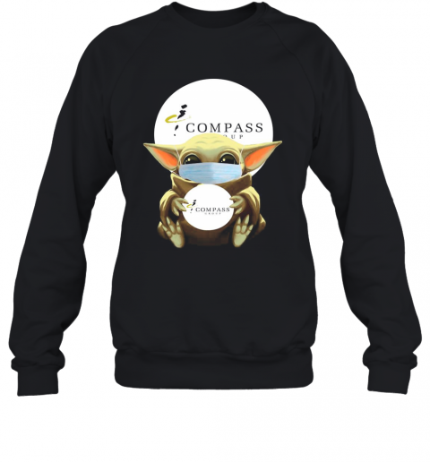 Baby Yoda Face Mask Hug Compass Group T-Shirt Unisex Sweatshirt